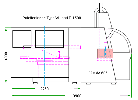 fräse,fräsmaschine,gamma,gamma 605,