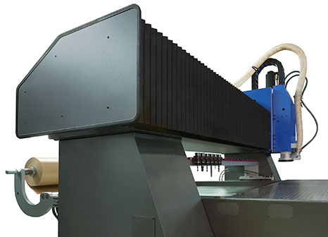 Faltenbalg einer WiTEC Fräsmaschine fräse,fräsmaschine,witec,
