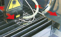 Laserbett laser,fräsmaschine,
